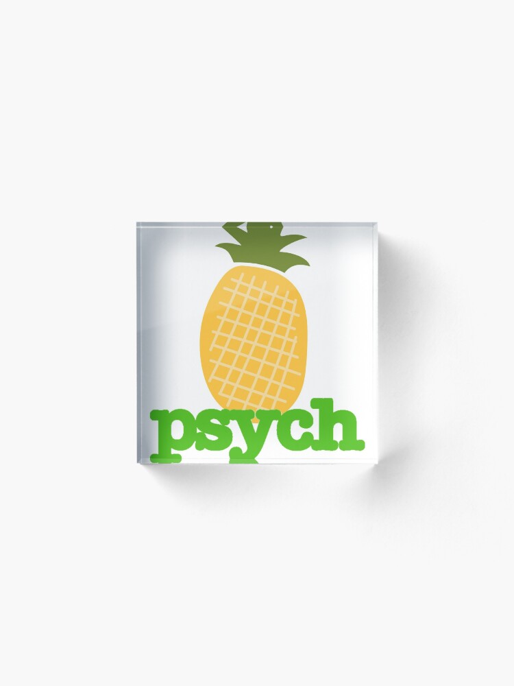 Alternate view of Psych - The Greatest Show on Earth Acrylic Block