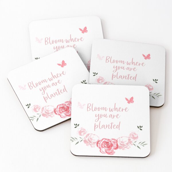 Item preview, Bloom where you are planted designed and sold by Handdrawnbyzoe.