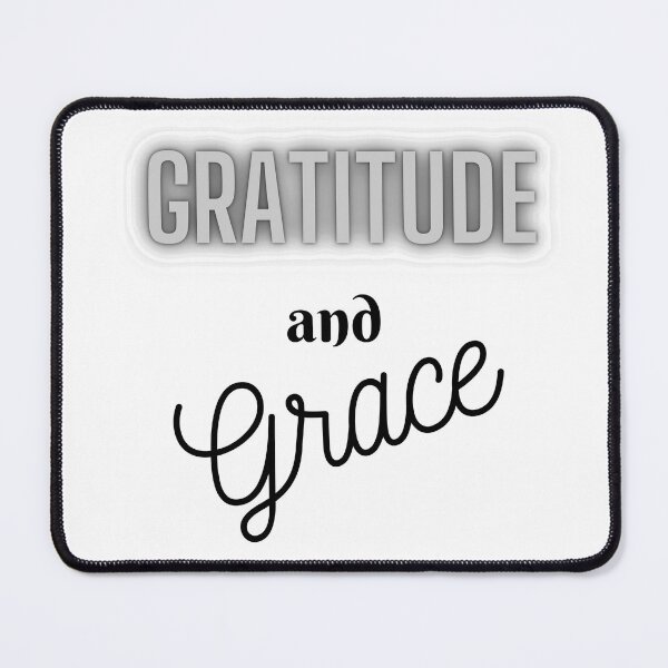 Item preview,  Gratitude and Grace-Black Text designed and sold by Trendi61.