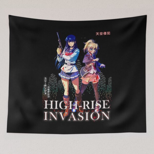 Item preview, High Rise Invasion Poster Yuri and Mayuko designed and sold by Mr-Whatever.