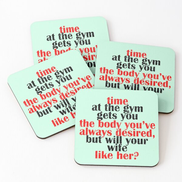 Item preview, Time at the gym gets you the body you've always desired, but will your wife like her? designed and sold by Sticker Up.