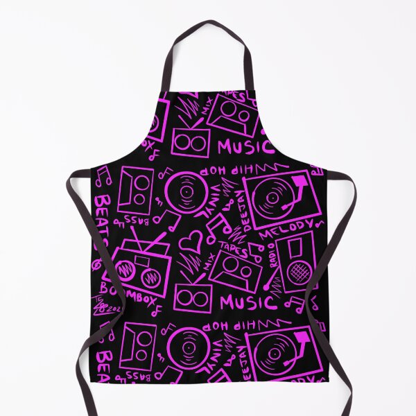 Item preview, Pink Music Hand Drawn Graffiti Hip Hop Pattern designed and sold by that5280lady.