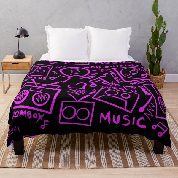 Item preview, Pink Music Hand Drawn Graffiti Hip Hop Pattern designed and sold by that5280lady.