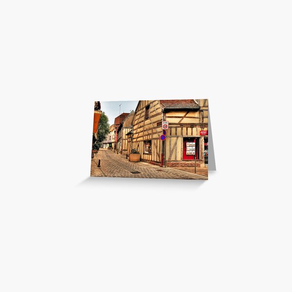 Item preview, Street in Troyes designed and sold by MaluC.