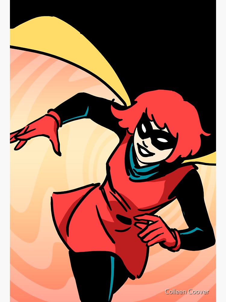 Thumbnail 3 of 3, Sticker, Bandette - Swirl (no logo) designed and sold by colleencoover.