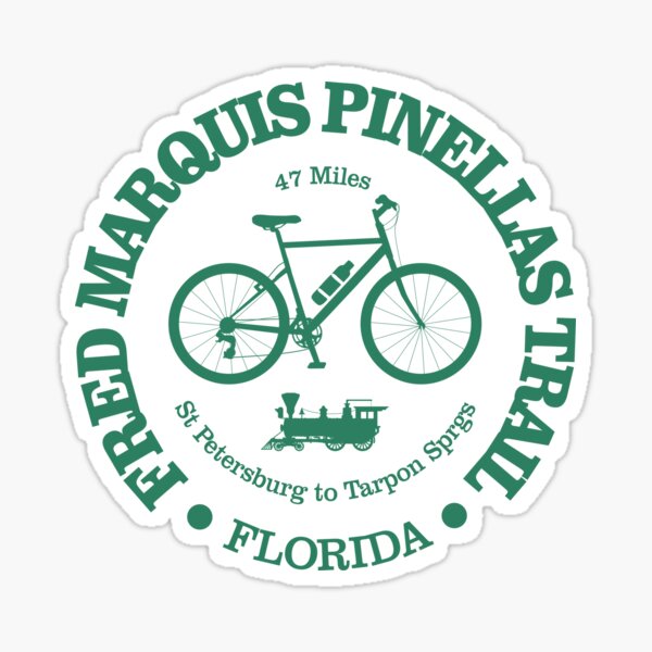 Item preview, Fred Marquis Pinellas Trail (cycling) designed and sold by curranmorgan.
