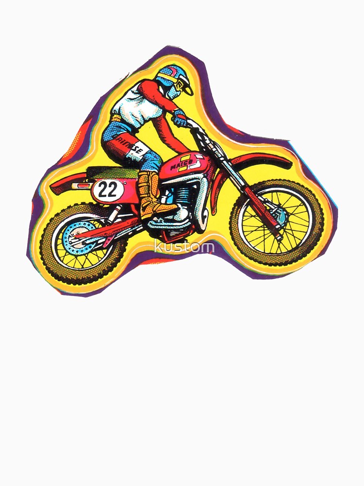 "Vintage Dirtbike Maico Decal 70's" Tshirt by kustom Redbubble