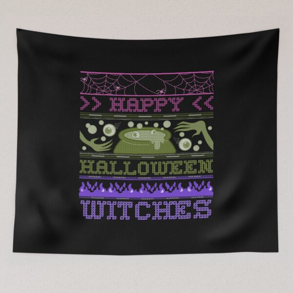 Item preview, Happy Halloween Witches designed and sold by TheHillSpruce.