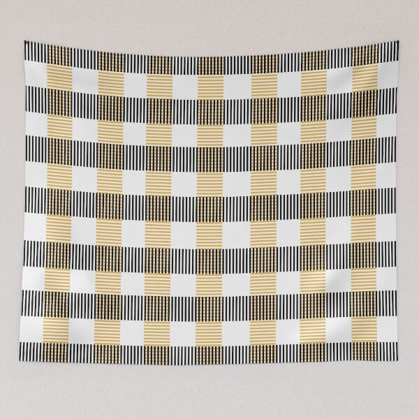 Item preview, Criss Cross Line Pattern in Black and Yellow designed and sold by Neil Feigeles.