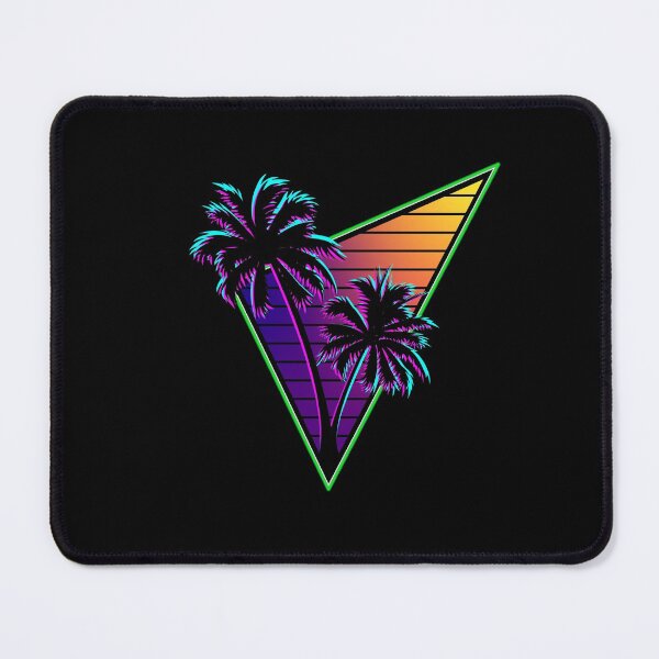 Item preview, 80s Synthwave Inspire Palm Tree Silhouette Triangle Design designed and sold by BrobocopPrime.