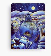 "A Candlelight Evening" Canvas Print