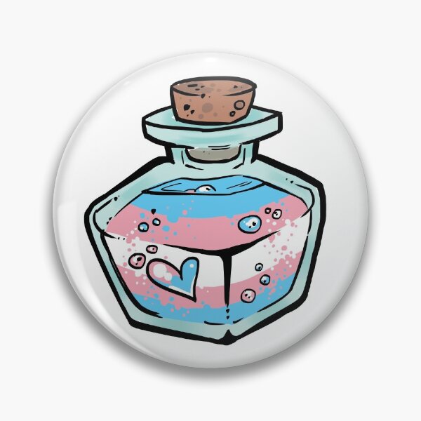 Item preview, Potions of Pride | Trans | Elixir Bottle designed and sold by ovaettr.