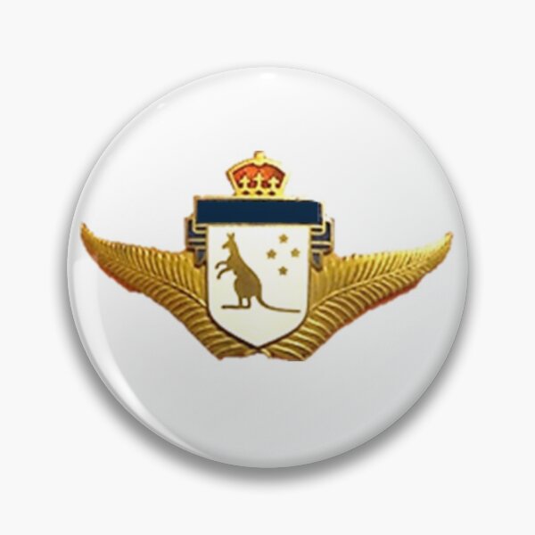 Item preview, Kangaroo and Fern Leaves Badge designed and sold by HostilePress.