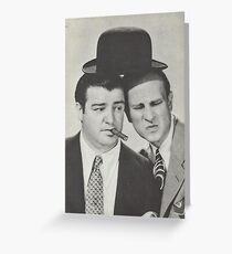 ABBOTT AND COSTELLO Greeting Card
