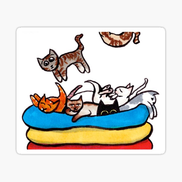 Kitty Pool Sticker