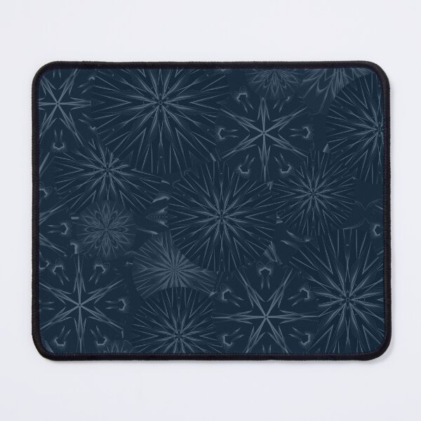 Item preview, Paynes Grey Color Mandala Geometric Pattern. designed and sold by wild.geranium.design.
