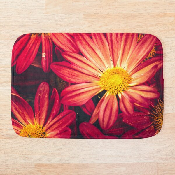 Item preview, Crisantemos rojos en plena floración durante el otoño designed and sold by Michael Deemer.