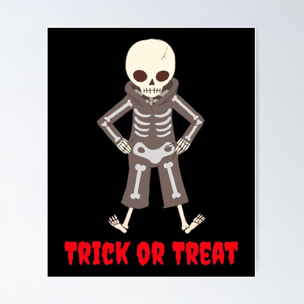 Item preview, Skeleton Trick or Treat  designed and sold by LMcDs.