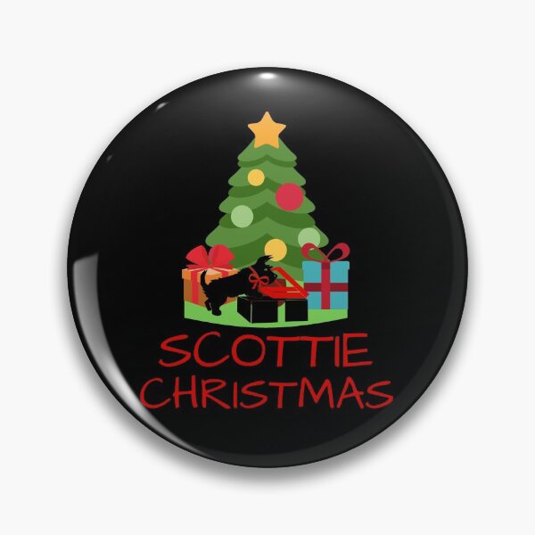 Item preview, Scottie Obsessed Christmas, Christmas Tree and Presents  designed and sold by ACC .