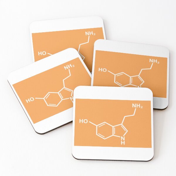 Item preview, Orange serotonin  designed and sold by NeuroNotes.