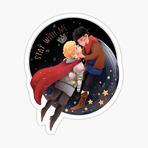 Stay with me_Merlin Sticker