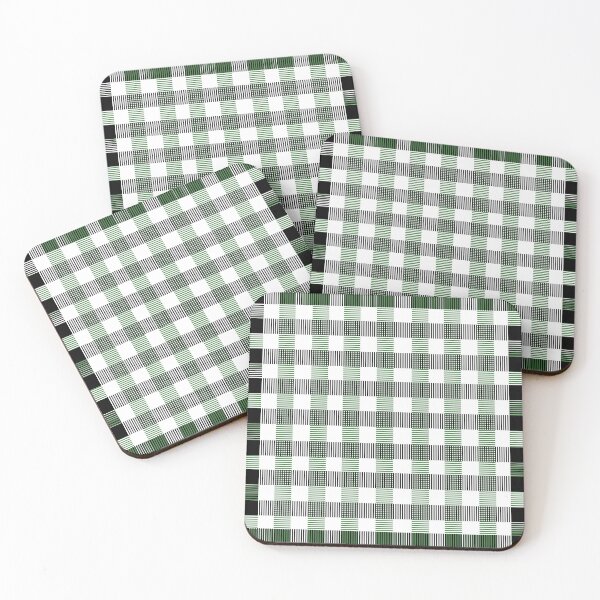 Item preview, Criss Cross Line Pattern in Black and Green designed and sold by Neil Feigeles.