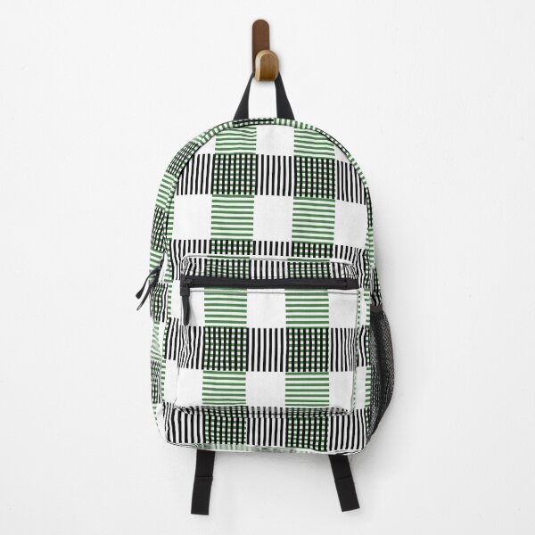 Item preview, Criss Cross Line Pattern in Black and Green designed and sold by Neil Feigeles.