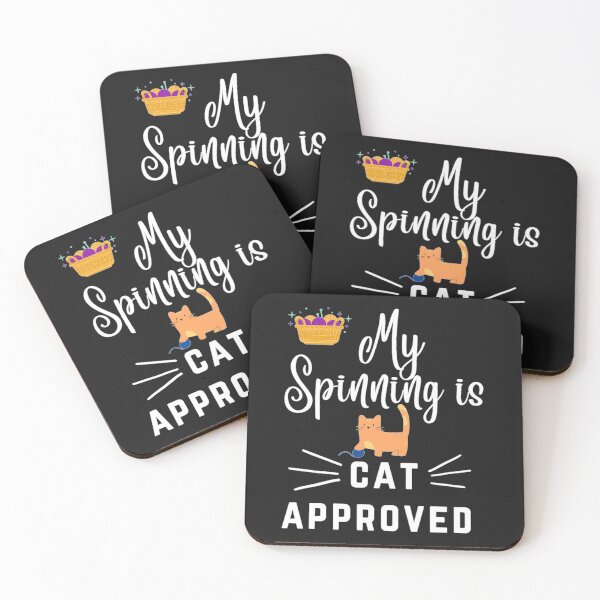 Item preview, My Spinning is CAT Approved fun gift for handspinner designed and sold by rhodabear.