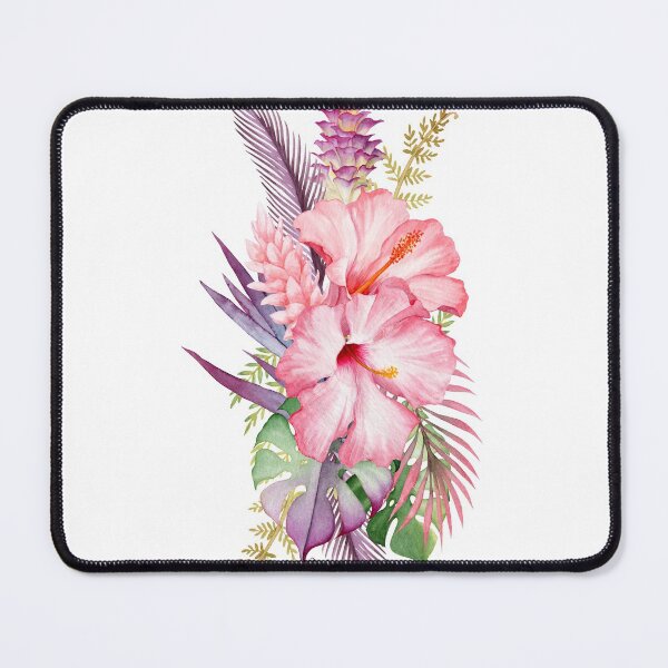 Item preview, Watercolour Tropical Dream Floral Arrangement Variation 3 designed and sold by wild.geranium.design.