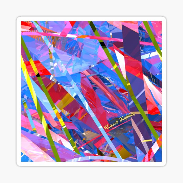 Fractured Glass Sticker