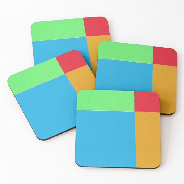 Item preview, Colorblock design, blue red orange green colorblock design designed and sold by Nostrathomas66.