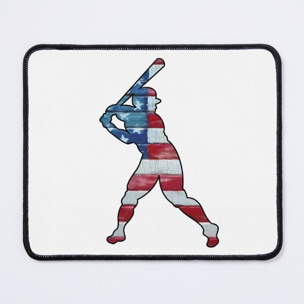 Item preview, American flag baseball sticker  designed and sold by MABbluefields.