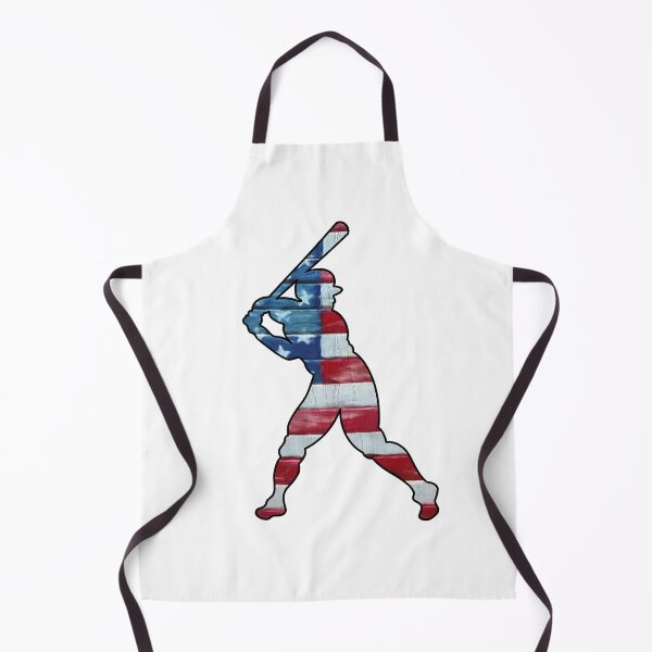 Item preview, American flag baseball sticker designed and sold by MABbluefields.