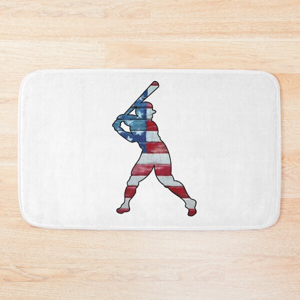 Item preview, American flag baseball sticker  designed and sold by MABbluefields.