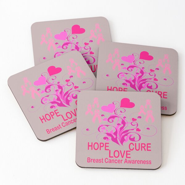 Item preview, Hope - Love - Cure for Breast Cancer Awareness month designed and sold by CheeryDK.