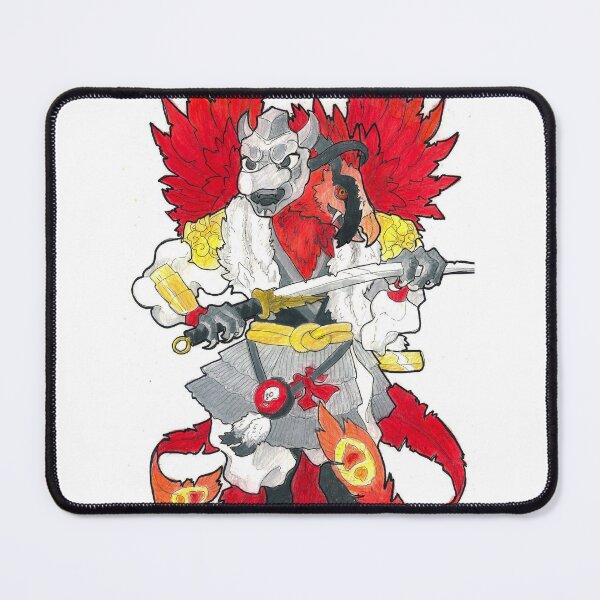 Item preview, Scarlett Tengu designed and sold by The Illustrated Owl.