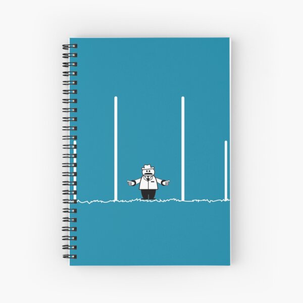 "AFL Football Goal Umpire by Decibel Clothing" Spiral Notebook by