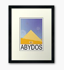Stargate - Travel Poster (Abydos) Framed Print