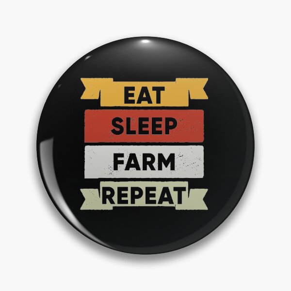 Item preview, Eat Sleep Farm Repeat designed and sold by FridPix.