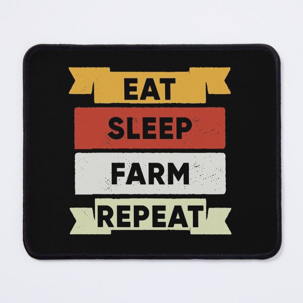 Item preview, Eat Sleep Farm Repeat designed and sold by FridPix.