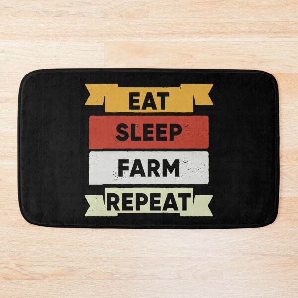 Item preview, Eat Sleep Farm Repeat designed and sold by FridPix.
