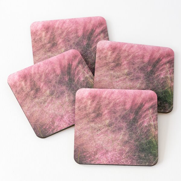 Item preview, Field of Pink Muhly grass designed and sold by aaronchoi.