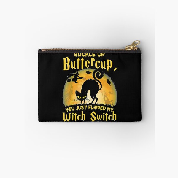 Item preview, Buckle up buttercup Cat Witch designed and sold by McKenna Ericha.
