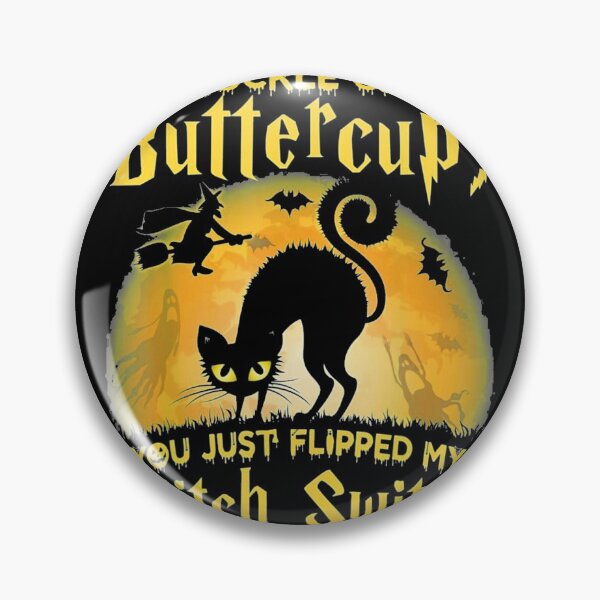 Item preview, Buckle up buttercup Cat Witch designed and sold by McKenna Ericha.