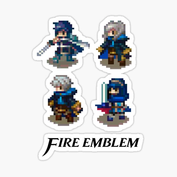 "Fire Emblem Pixel Art" Sticker for Sale by theacidrose | Redbubble