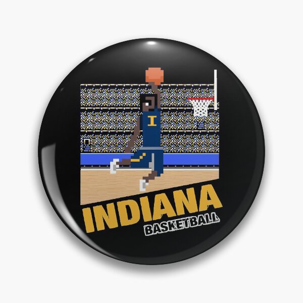 Item preview, Indiana Basketball 8 bit pixel art cartridge design  designed and sold by huyhong10028.