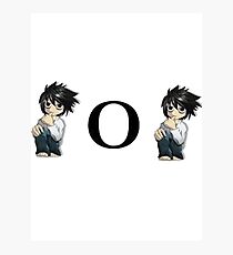 Death Note "L o L" Photographic Print