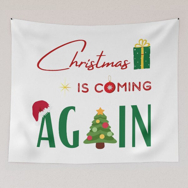 Item preview, Christmas is Coming Again designed and sold by LaPaoTorres.