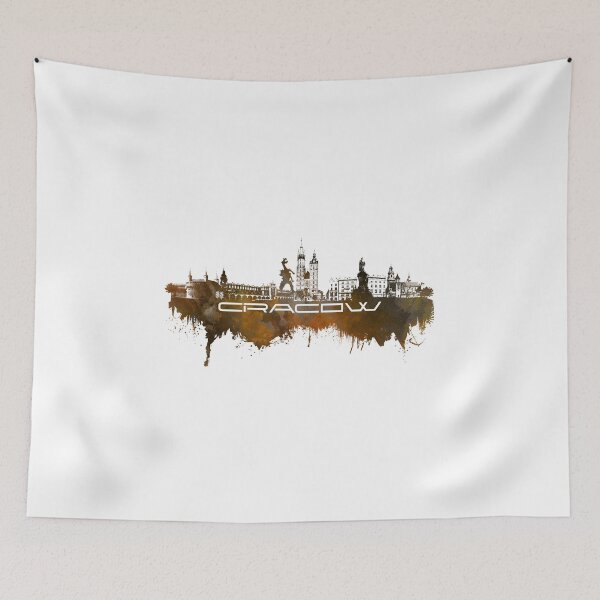 Item preview, Cracow skyline city brown designed and sold by JBJart.