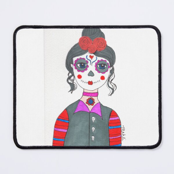 Item preview, Sugarskull girl designed and sold by Mahli's  Artful Whimsy.